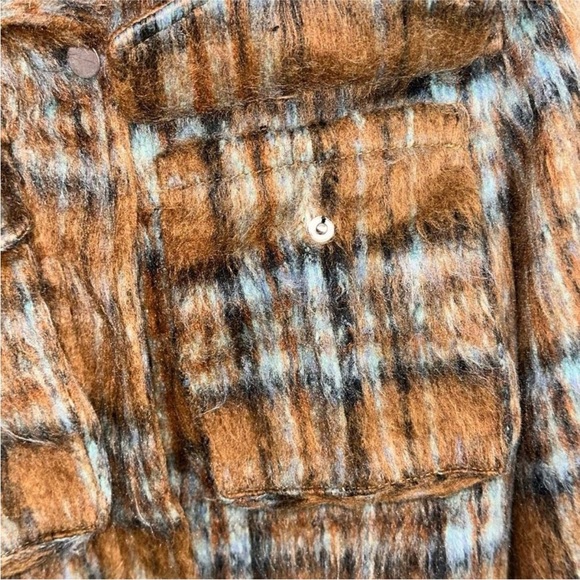 7 For All Mankind plaid bomber jacket size XS - Picture 5 of 7